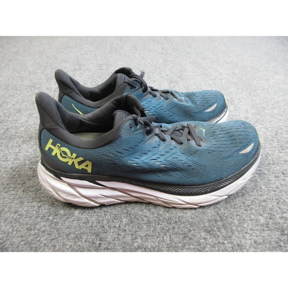 Hoka One One Clifton Shoes Mens Size 10 2E Wide Running Athletic